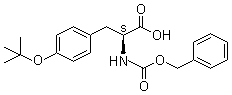 structure of CAS# 5545-54-0, O-(叔丁基)-N-[(苯甲氧基)羰基]-L-酪氨酸