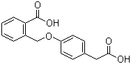 CAS 登录号：55453-89-9, 2-[(4-羧甲基苯氧基)甲基]苯甲酸