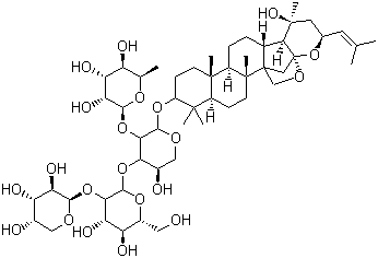 structure of CAS# 55466-05-2, 酸枣仁皂苷 B