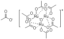 CAS 登录号：55466-76-7, 七(乙酸)氧化三钌