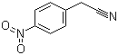 structure of CAS# 555-21-5, 对硝基苯乙腈