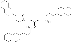 CAS 登录号：555-45-3, 甘油三肉豆蔻酸酯