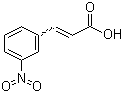 structure of CAS# 555-68-0, 间硝基肉桂酸