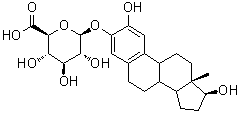 CAS 登录号：55666-09-6, 2-羟基雌甾二醇 3-葡糖苷酸
