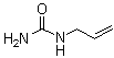 Allylurea molecular structure (CAS 557-11-9)