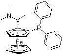 CAS 登录号：55700-44-2, (R)-(-)-N,N-二甲基-1-(2-二苯膦基)二茂铁乙胺