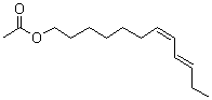 structure of CAS# 55774-32-8, (7Z,9E)-7,9-十二碳二烯-1-基乙酸酯