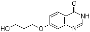 structure of CAS# 557770-89-5, 7-[3-羟基丙氧基]喹唑啉-4(3H)-酮
