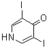 CAS 登录号：5579-93-1, 3,5-二碘-4(1H)-吡啶酮