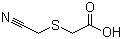 structure of CAS# 55817-29-3, 2-(氰基甲硫基)乙酸