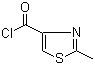 structure of CAS# 55842-53-0, 2-甲基-4-噻唑甲酰氯