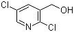 structure of CAS# 558465-93-3, (2,5-Dichloropyridin-3-yl)methanol