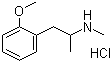 structure of CAS# 5588-10-3, Methoxyphenamine hydrochloride