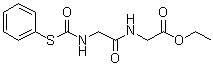 CAS # 5589-84-4, Ethyl 2-(2-(((phenylthio)carbonyl)amino)acetamido)acetate, N-[N-(Thiocarboxy)glycyl]glycine ethyl S-phenyl ester, NSC 522637