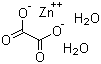 structure of CAS# 55906-21-3, Zinc oxalate dihydrate