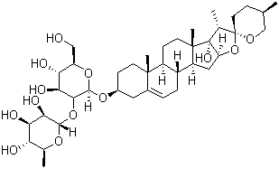 structure of CAS# 55916-51-3, 重楼皂苷 VI