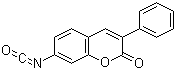CAS 登录号：55936-32-8, 3-苯基-7-香豆素异氰酸酯