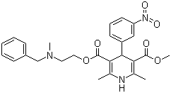 structure of CAS# 55985-32-5, 尼卡地平