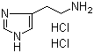 CAS # 56-92-8, Histamine dihydrochloride, 2-(4-Imidazolyl)ethylamine dihydrochloride, 2-(1H-Imidazol-4-yl)ethylamine dihydrochloride