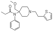 structure of CAS# 56030-54-7, 舒芬太尼