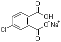 structure of CAS# 56047-23-5, 4-氯邻苯二甲酸单钠盐