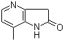 structure of CAS# 56057-25-1, 1,3-二氢-7-甲基-2H-吡咯并[3,2-b]吡啶-2-酮