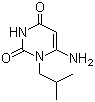 CAS 登录号：56075-75-3, 4-氨基-3-异丁基嘧啶-2,6-二酮
