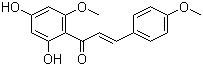 structure of CAS# 56121-44-9, 2',4'-Dihydroxy-4,6'-dimethoxychalcone