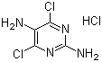 CAS 登录号：56145-03-0, 4,6-二氯-2,5-嘧啶二胺单盐酸盐