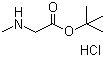 structure of CAS# 5616-81-9, tert-Butyl sarcosinate hydrochloride