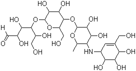 structure of CAS# 56180-94-0, 阿卡波糖