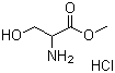 structure of CAS# 5619-04-5, Methyl-DL-serine hydrochloride