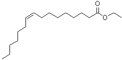 cis-9-Hexadecenoic acid ethyl ester molecular structure (CAS 56219-10-4)