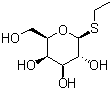 structure of CAS# 56245-60-4, 乙基 1-硫代-beta-D-吡喃半乳糖苷