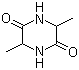 structure of CAS# 5625-46-7, 3,6-Dimethyl-2,5-piperazinedione