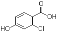 structure of CAS# 56363-84-9, 2-氯-4-羟基苯甲酸