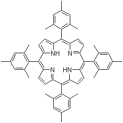 structure of CAS# 56396-12-4, 5,10,15,20-四(2,4,6-三甲基苯基)-21H,23H-卟吩