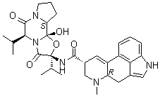 CAS # 564-36-3, Ergocornin, (5'alpha)-12'-Hydroxy-2',5'-bis(1-methylethyl)ergotaman-3',6',18-trione, NSC 407316