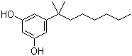 structure of CAS# 56469-10-4, 5-(1,1-二甲基庚基)间苯二酚