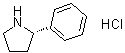 structure of CAS# 56523-58-1, (S)-2-苯基吡咯烷盐酸盐
