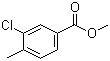 structure of CAS# 56525-63-4, Methyl 3-chloro-4-methylbenzoate