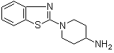 structure of CAS# 565453-22-7, 1-(2-苯并噻唑基)-4-哌啶胺