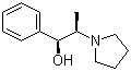 CAS 登录号：56571-91-6 (123620-80-4), (1R,2S)-1-苯基-2-(1-吡咯烷基)-1-丙醇