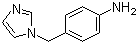 1-(4-氨基苄基)-1H-咪唑分子结构 (CAS 56643-85-7)