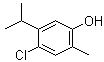 structure of CAS# 5665-94-1, 4-Chloro-5-isopropyl-2-methylphenol
