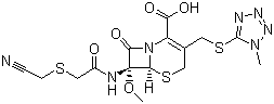 structure of CAS# 56796-20-4, 头孢美唑