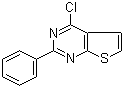 structure of CAS# 56843-80-2, 4-氯-2-苯基噻吩并[2,3-d]嘧啶
