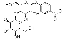 structure of CAS# 56846-39-0, 对硝基苯基 beta-D-麦芽糖苷