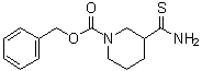 CAS 登录号：569348-15-8, 3-(氨基硫代甲酰基)-1-哌啶羧酸苄酯