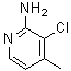 CAS # 56960-76-0, 3-Chloro-4-methyl-2-pyridinamine, 2-Amino-3-chloro-4-picoline, 3-Chloro-4-methyl-2-aminopyridine